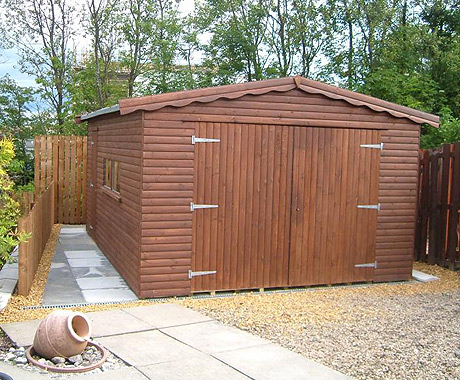 Timber Workshop and Garage Stirling